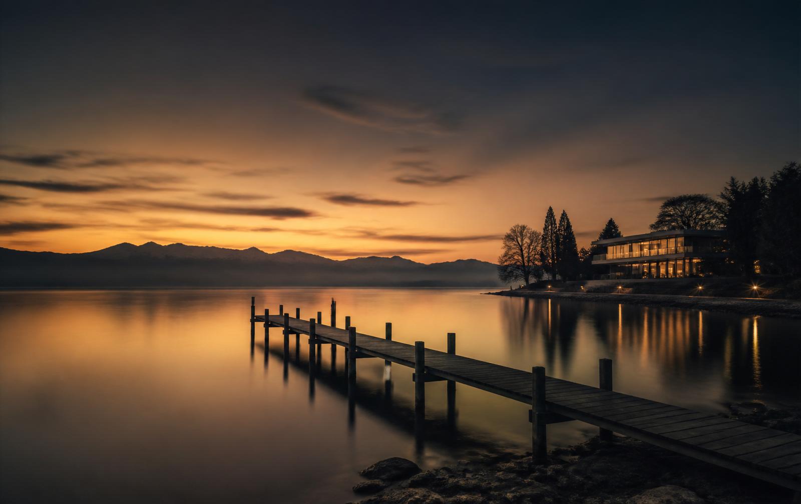 Bodensee bei Dämmerung — Heimat von ZOLU Real Estate